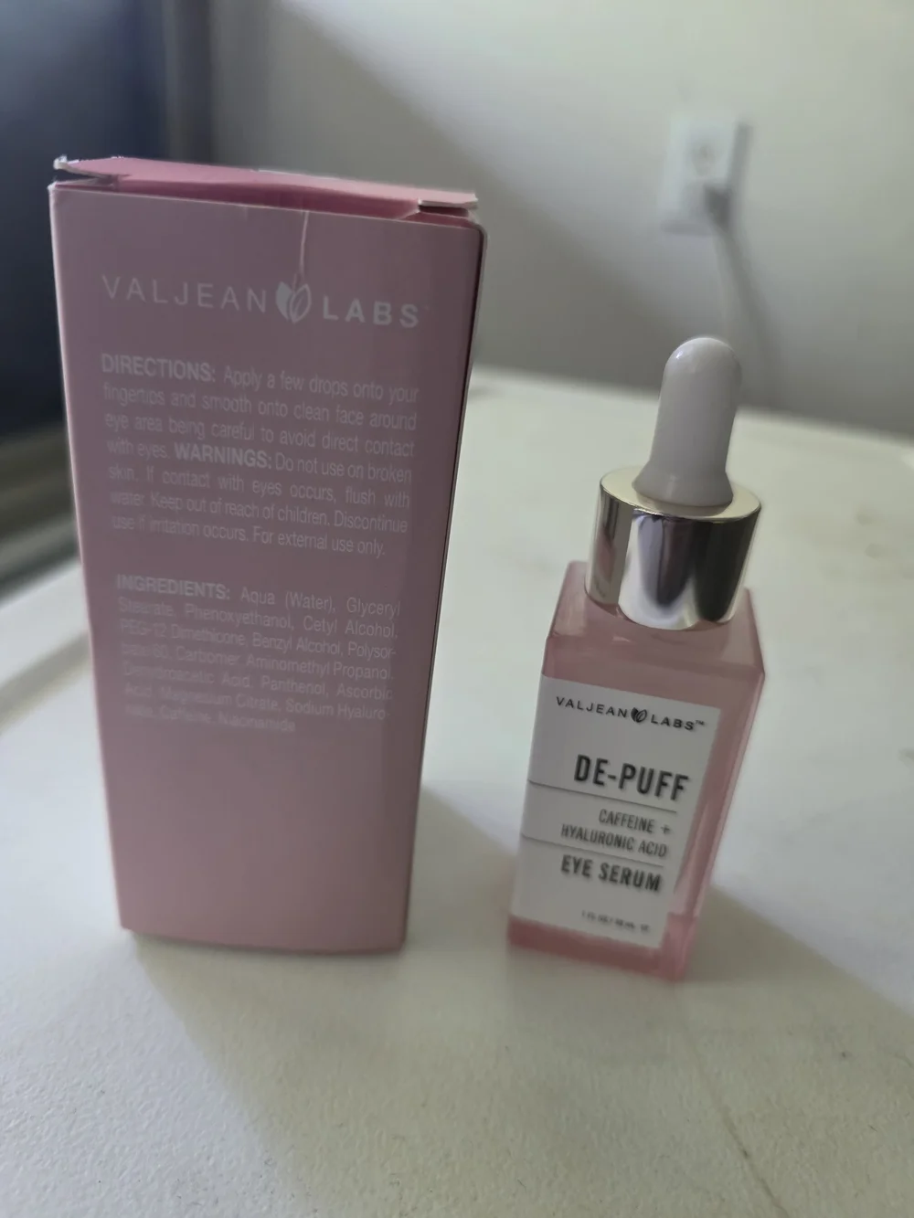 Valean Labs DE-PUFF Eye Serum — Pink